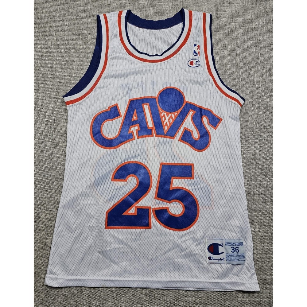 VINTAGE Cleveland Cavaliers Jersey Mens 36 NBA Basketball Mark Price‎ Champion